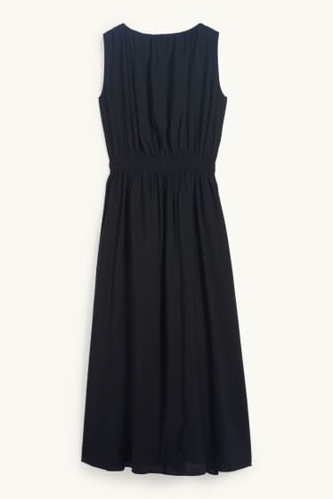 Damen - Fit & Flare Kleid - schwarz