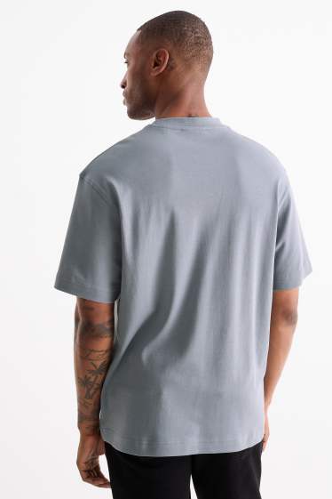 Hommes - T-shirt - relaxed fit - gris