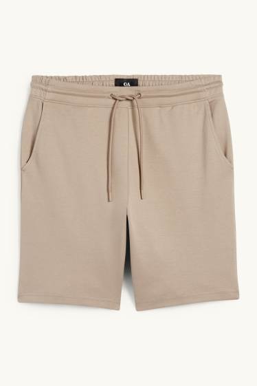 Herren - Sweatshorts - beige