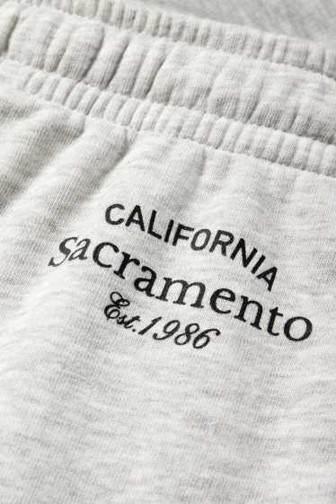 Enfants filles - Sacramento - short en molleton - gris clair chiné