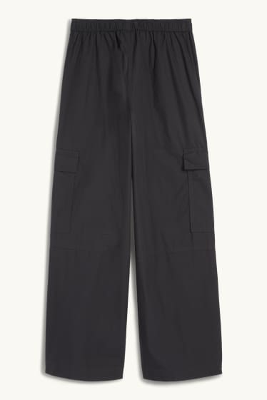 Children Girls - Cargo trousers - black