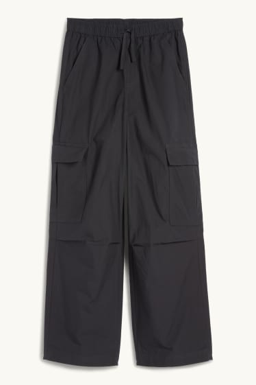 Children Girls - Cargo trousers - black