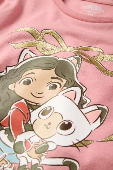 Kinderen: meisjes - Gabby's poppenhuis - pyjama - 2-delig - roze