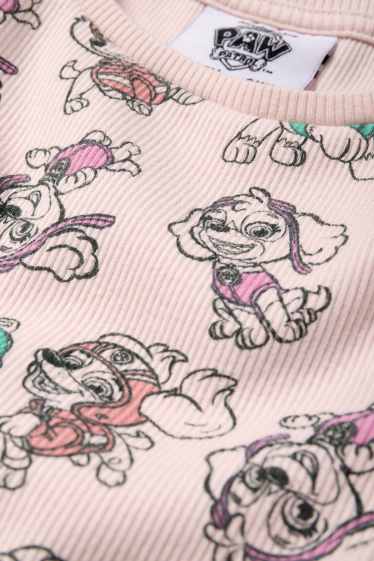 Nena - La Patrulla Peluda - Skye, Everest - pijama - acanalat- 2 peces - rosa