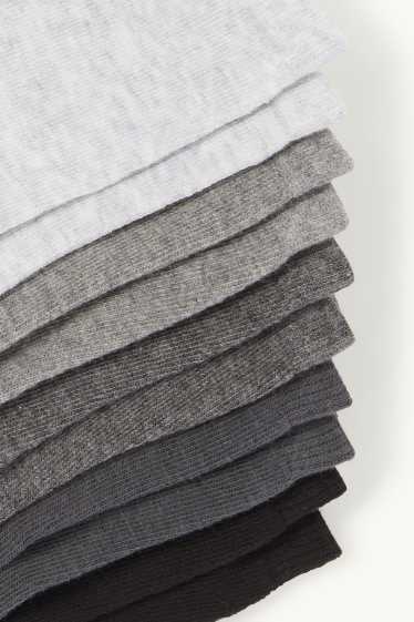 Kinderen: jongens - Set van 10 paar - sokken - zwart