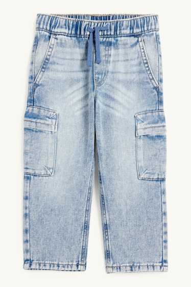 Niños - Cargo jeans - vaqueros - azul