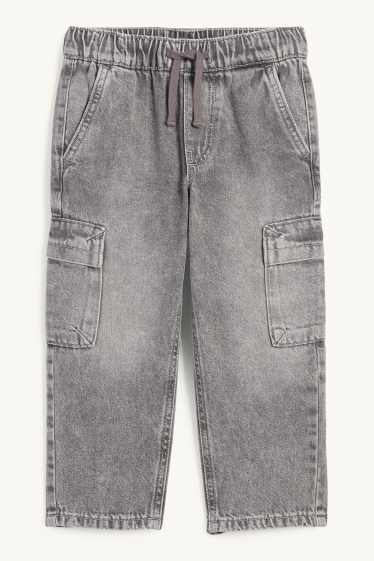 Enfants garçons - Jean cargo - gris