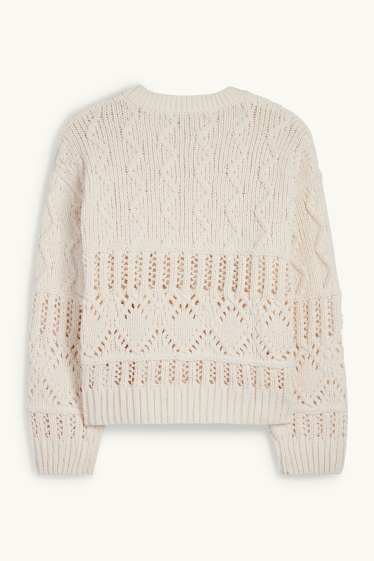 Enfants filles - Pull - beige