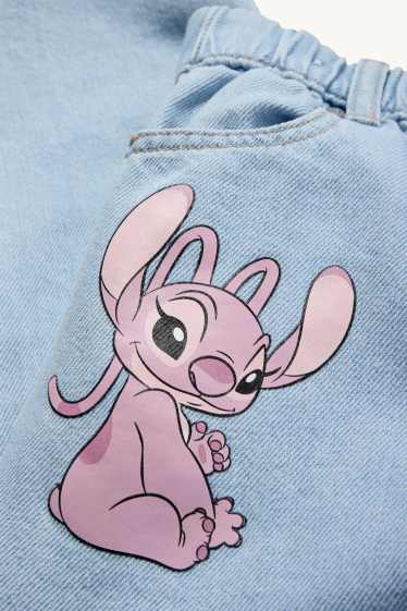 Kinder Mädchen - Lilo & Stitch - Relaxed Jeans - hellblau