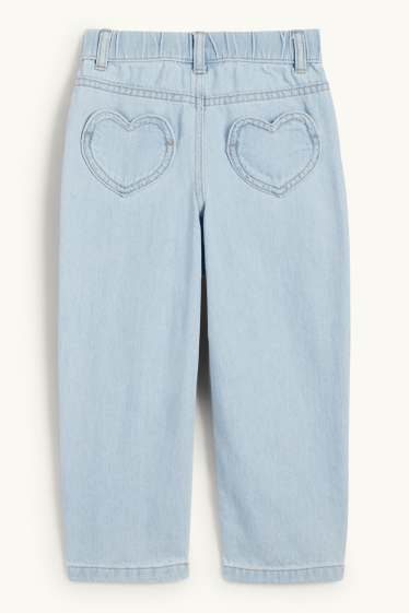 Kinder Mädchen - Lilo & Stitch - Relaxed Jeans - hellblau