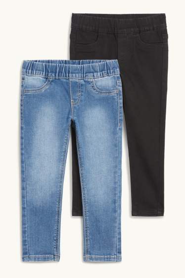 Kinder Mädchen - Multipack 2er - Jegging Jeans - jeansblau