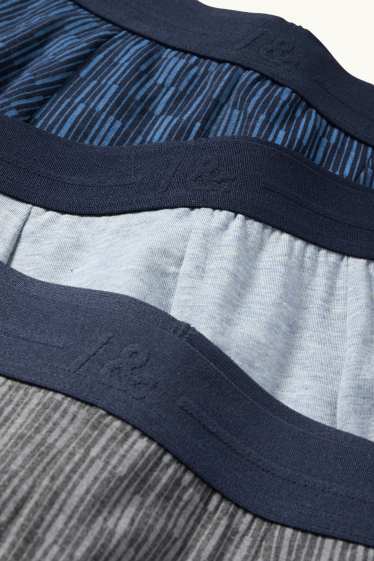 Herren - Multipack 3er - Trunks - dunkelblau