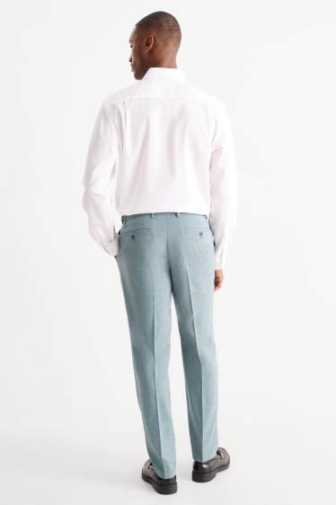 Heren - Broek uit het combi-systeem - regular fit - Flex - turquoise