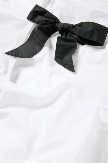 Donna - Blusa corta - bianco