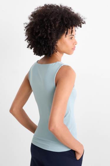 Damen - Top - hellblau