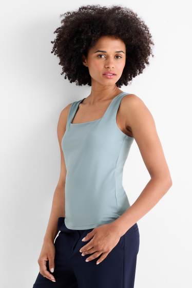 Damen - Top - hellblau