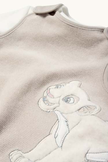 Baby Boys - The Lion King - romper set - ribbed - 2 piece - beige