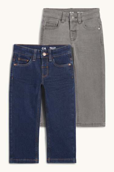 Nen - Paquet de 2 - Straight Jeans - texà blau fosc