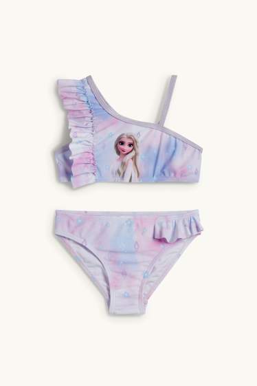 Children Girls - Frozen - bikini - LYCRA® XTRA LIFE™ - 2 piece - light violet