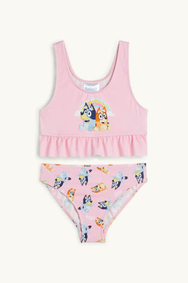 Kinder Mädchen - Bluey - Bikini - LYCRA® XTRA LIFE™ - 2 teilig - rosa