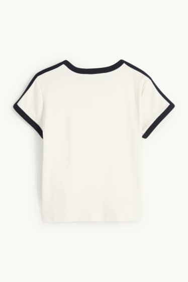 Children Girls - Atlanta - short sleeve T-shirt - cremewhite