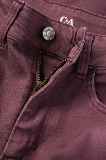 Femmes - Jegging jean - high waist - violet