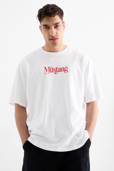Bărbați - Tricou - supradimensionat - Ford - alb