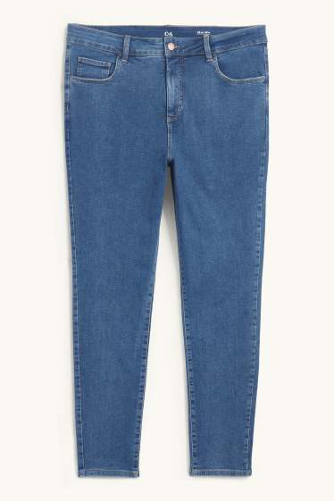 Femmes - Jegging jean - high waist - jean bleu