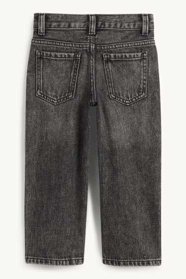 Kinder Buben - Loose Fit Jeans - jeansgrau