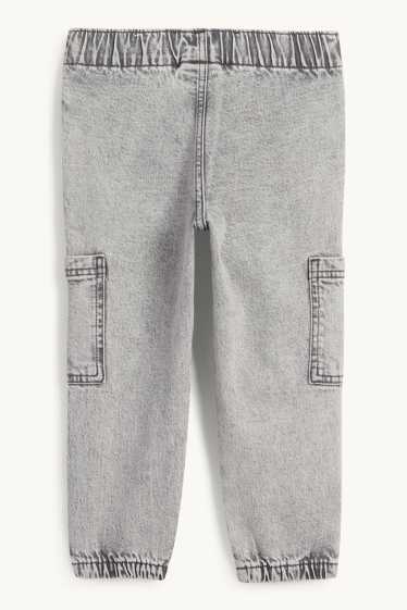 Niños - Cargo jeans - vaqueros - gris claro