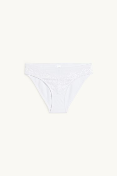 Femmes - Culotte - blanc
