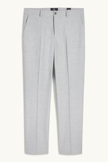 Herren - Baukasten-Hose - Regular Fit - Flex - hellgrau