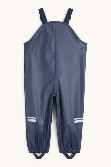 Copii - Băieți - Pantaloni de ploaie - impermeabili - albastru închis