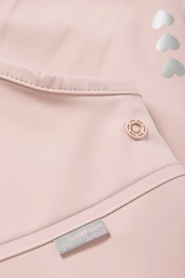 Kinder Mädchen - Regenhose - wasserdicht - rosa