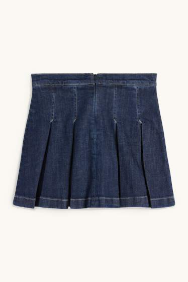 Kinder Mädchen - Jeansrock - dunkeljeansblau