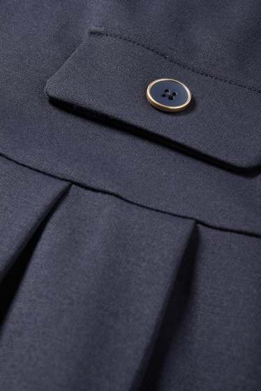 Children Girls - Dress - dark blue