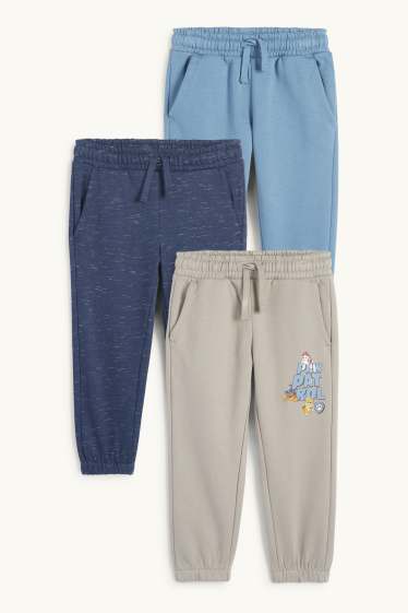 Bambini - Confezione da 3 - PAW Patrol - Chase, Marshall - pantaloni sportivi - blu