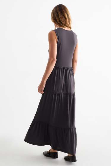 Women - A-line dress - dark gray