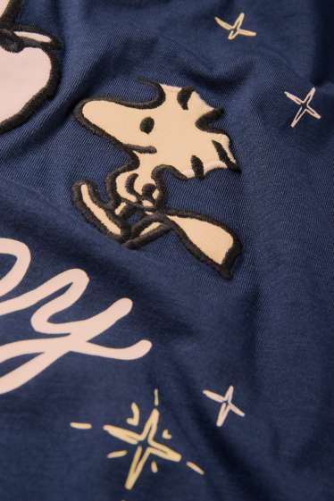 Donna - Camicia da notte - Snoopy - blu scuro