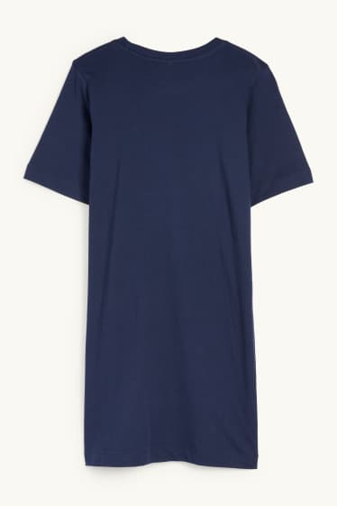 Donna - Camicia da notte - Snoopy - blu scuro