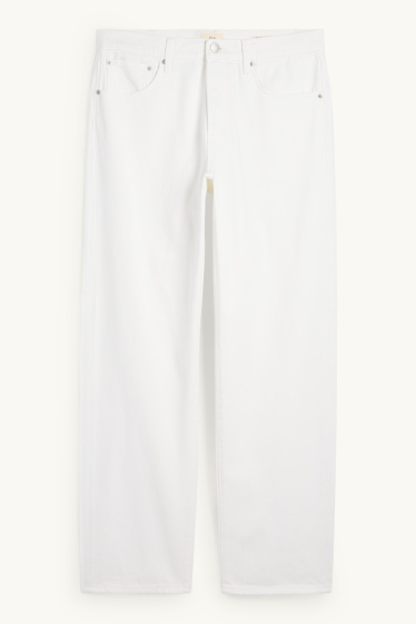 Herren - Relaxed Jeans - weiss
