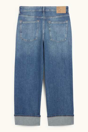 Dona - Relaxed jeans - mid waist - LYCRA® - texà blau