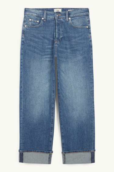 Dona - Relaxed jeans - mid waist - LYCRA® - texà blau