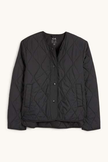 Damen - Steppjacke - schwarz