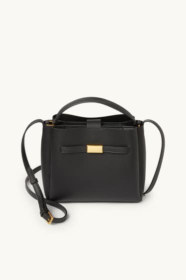 Femmes - Sac à bandoulière - matière synthétique - noir