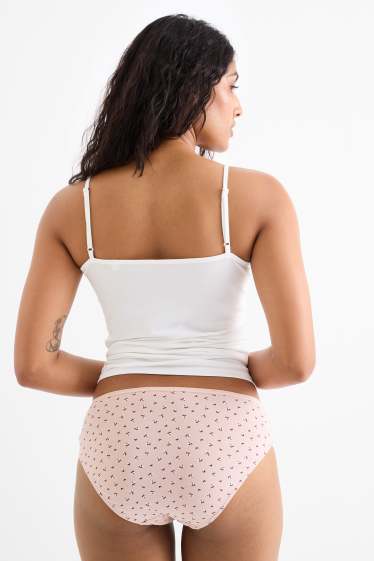 Dames - Set van 4 - slip - roze