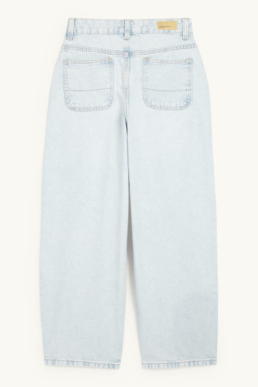 Children Girls - Balloon jeans - denim-light blue
