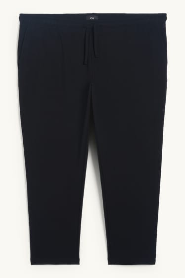 Herren - Jogginghose - strukturiert - schwarz