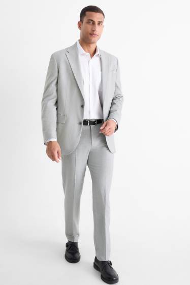 Herren - Baukasten-Hose - Regular Fit - Flex - hellgrau