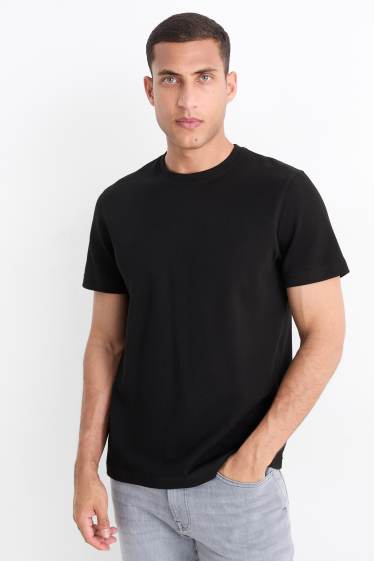 Hommes - T-shirt - regular fit - noir